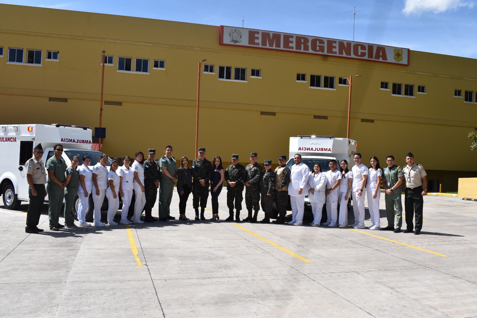 HOSPITAL MILITAR RECIBE IMPORTANTE DONACIÓN DE AMBULANCIAS – Hospital ...